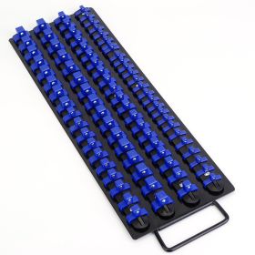 80-piece Socket Organizer Tray Socket Storage Rail Rack 1/43/81/2ocket Rail Rack Socket Holder