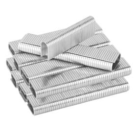 1000Pc 12mm U-Shape Staples U-Type Nails Sharp Heavy Duty Outdoor Rated Staples Stapler Refill Pack For Framing Woodworking Cable Wiring