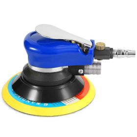 6" Air Random Orbital Sander Pneumatic Palm Sander 10000RPM w/7 Sandpapers (Option: UKg)