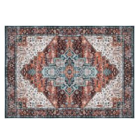 6x9FT Vintagerea Rug Modern Non Slip Carpet Boho Low Pile Soft Rug Waterproof Machine Washable Rug for Living Room Bedroométchen Dining Room Under (Option: 6_9FT_Tygpe3)