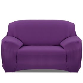 Sofa Cover Printed Stretch Sofa Furniture Cover Soft Sofa Slipcover Polyester Furniture Protector Cover (Option: PPL_2Sg)