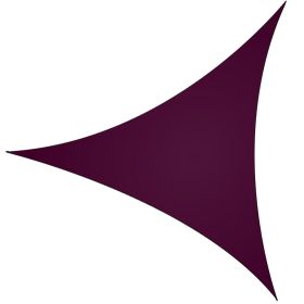 Shade Sail Patio Cover Shade Canopy Camping Sail Awning Sail Sunscreen Shelter Triangle Cover For Kindergarten Playground Outdoor (Option: 1g3In)(PURP)