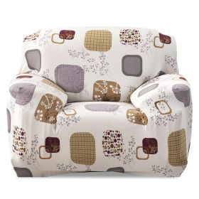 Sofa Cover Printed Stretch Sofa Furniture Cover Soft Sofa Slipcover Polyester Furniture Protector Cover (Option: Blocksg_1S)