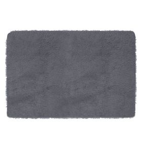 Fluffy Bedroom Rug 48 2.6nti-Skid Shaggy Area Rug Decorative Floor Carpet Mat for Nursery Bedroom Living Room (Option: Grayg)