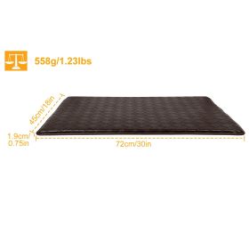 Anti-Fatigue Standing Mat Anti-Slip Memory Foam Floor Mat Water-proof Kitchen Mat (Option: gBrown)