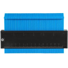 6 inch Shape Contour Gauge Duplicator Plastic Precisely Copy Irregular Shapes Profile Gauge  Measurement (Option: Bluge_6in)