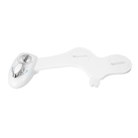 Cold Water Spray Bidet Self-Cleaning Dual Nozzle Bidet/Feminine Wash Non-Electric Mechanical Toilet Seat Cover (Option: gUK)
