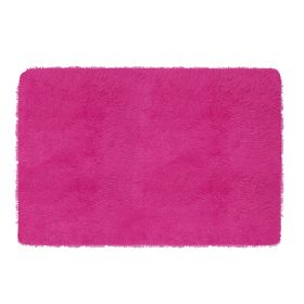 Fluffy Bedroom Rug 48 2.6nti-Skid Shaggy Area Rug Decorative Floor Carpet Mat for Nursery Bedroom Living Room (Option: Roseg)