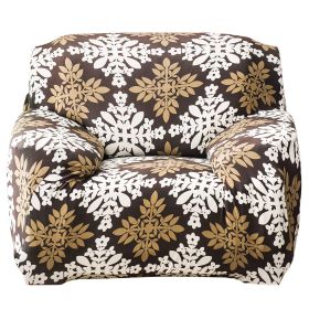 Sofa Cover Printed Stretch Sofa Furniture Cover Soft Sofa Slipcover Polyester Furniture Protector Cover (Option: Baroquge_1S)
