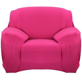 Sofa Cover Printed Stretch Sofa Furniture Cover Soft Sofa Slipcover Polyester Furniture Protector Cover (Option: RoseRegd_1S)