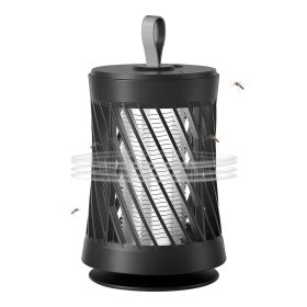 Rechargeable Mosquito Killer Lamp Bug Zapper with Night Light Strap Mosquito Catcher with Max 10594 Cubic Feet Range UV Light for Indoor Outdoor (Option: Grey)_gGPCT442)